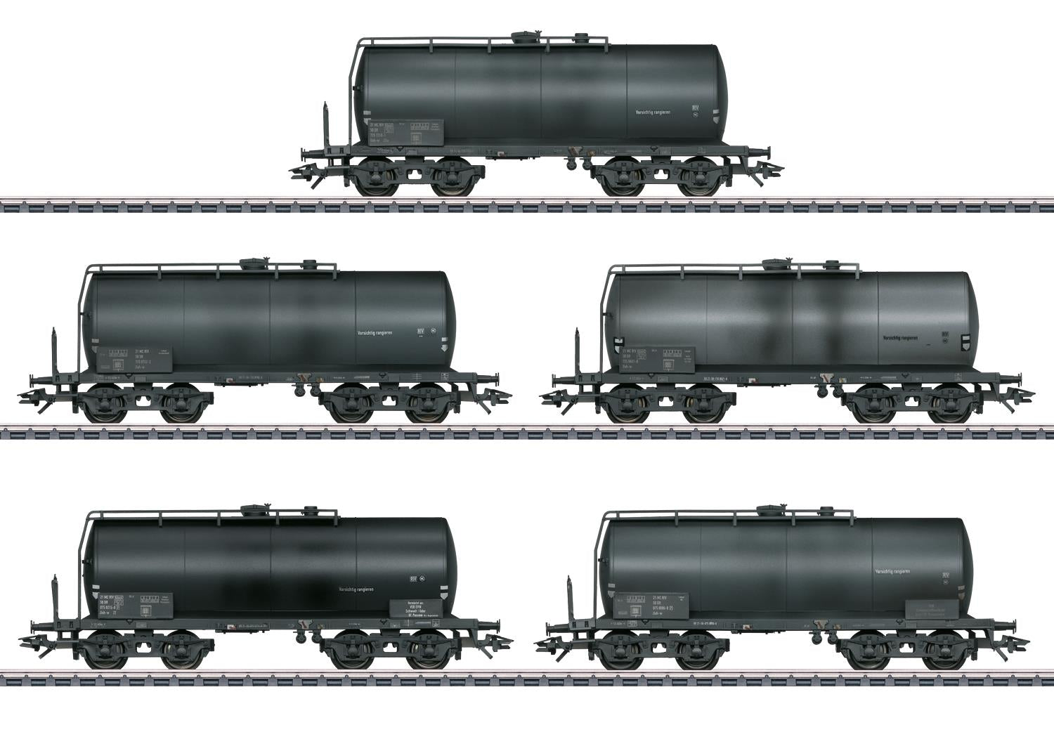 Marklin DR Standard Design Bogie Tank Wagon Set (5) IV MN46538