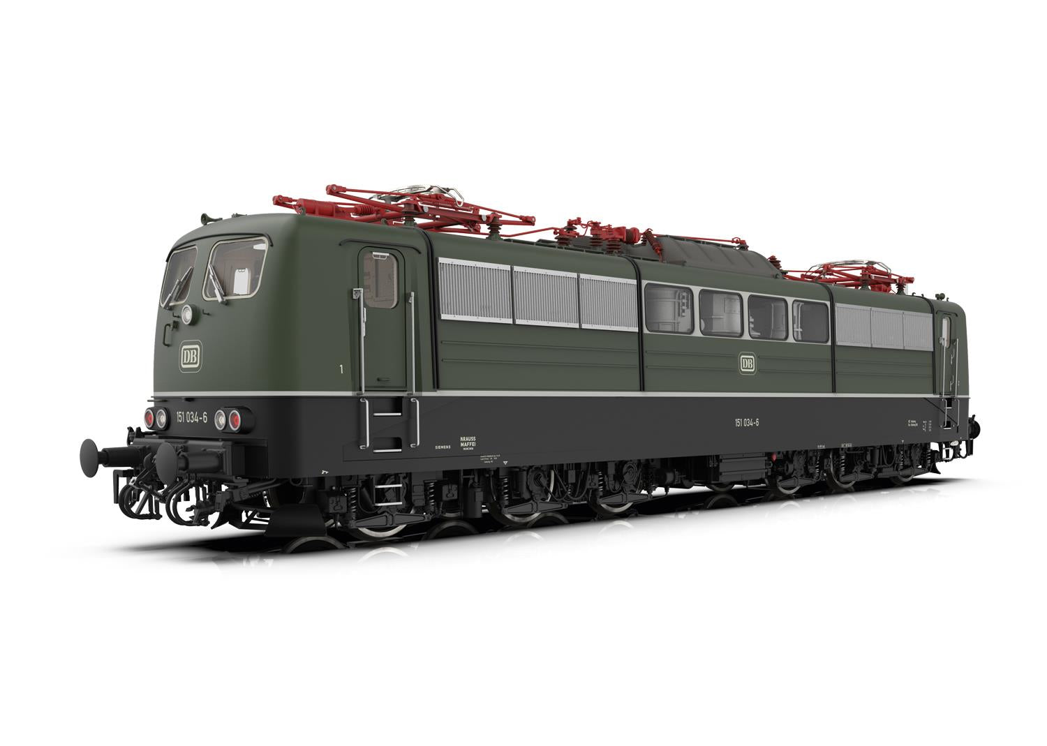 Marklin DB BR151 034-6 Electric Loco Green IV (~AC-Sound) MN55251