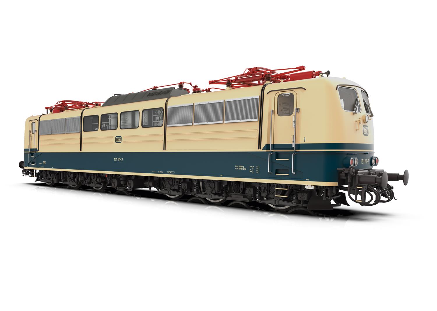 Marklin DB BR151 111-2 Electric Loco Blue/Ivory IV (~AC-Sound) MN55252