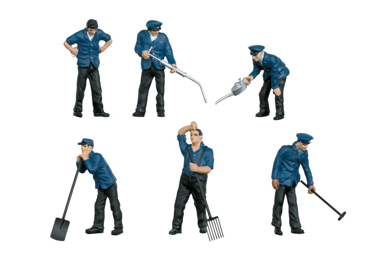 Marklin Railroad Maintenance Workers (6) Figure Set MN56406