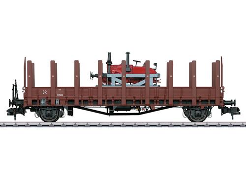 Marklin DRG Rmm Ulm Stake Wagon with Lanz Rail Vehicle Load II MN58818