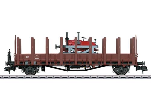 Marklin DRG Rmm Ulm Stake Wagon with Lanz Rail Vehicle Load II MN58819