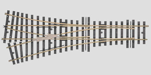 Marklin G1 (H1105) Three Way Turnout 1394mm Radius MN59091