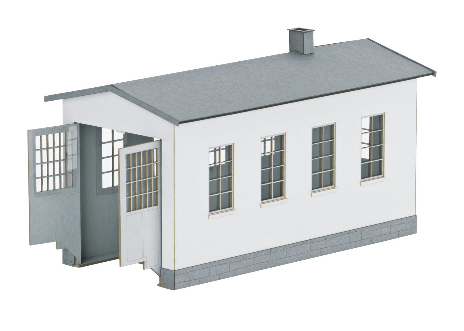 Marklin Small Locomotive Shed Laser Cut Kit MN72178