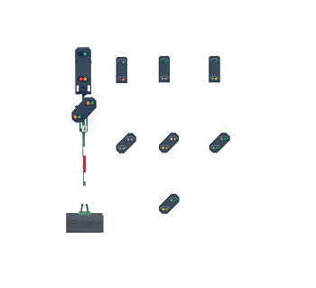 Marklin Colour Light Home Signal with Distant (MFX-Fitted) MN76497