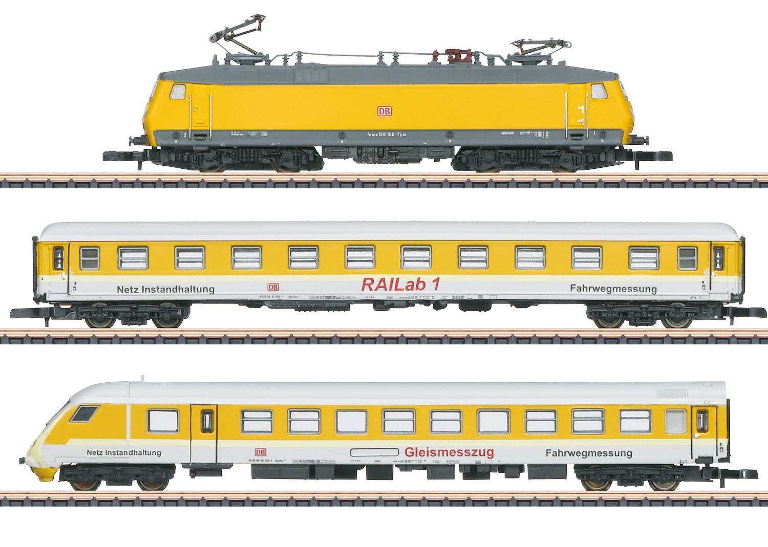 Marklin DB Network BR120 Electric Track Maintenance Train Pack VI MN81528