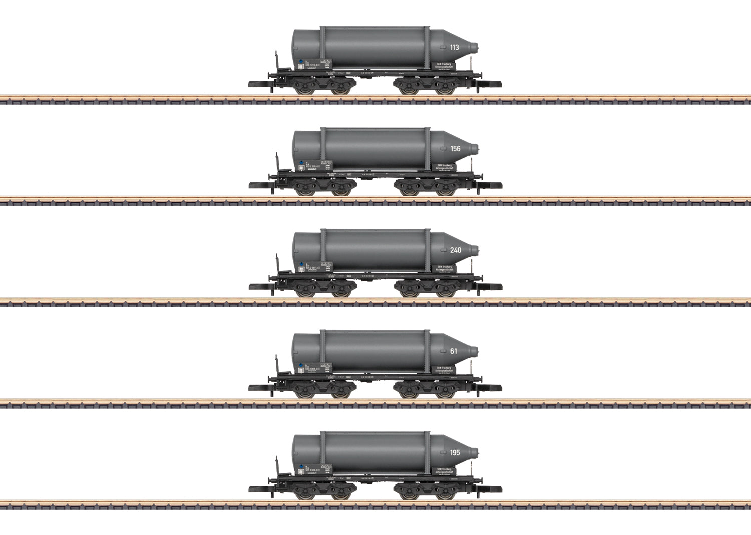 Marklin DB SKW Trostberg Carbide Container Wagon Set (5) IV MN82092