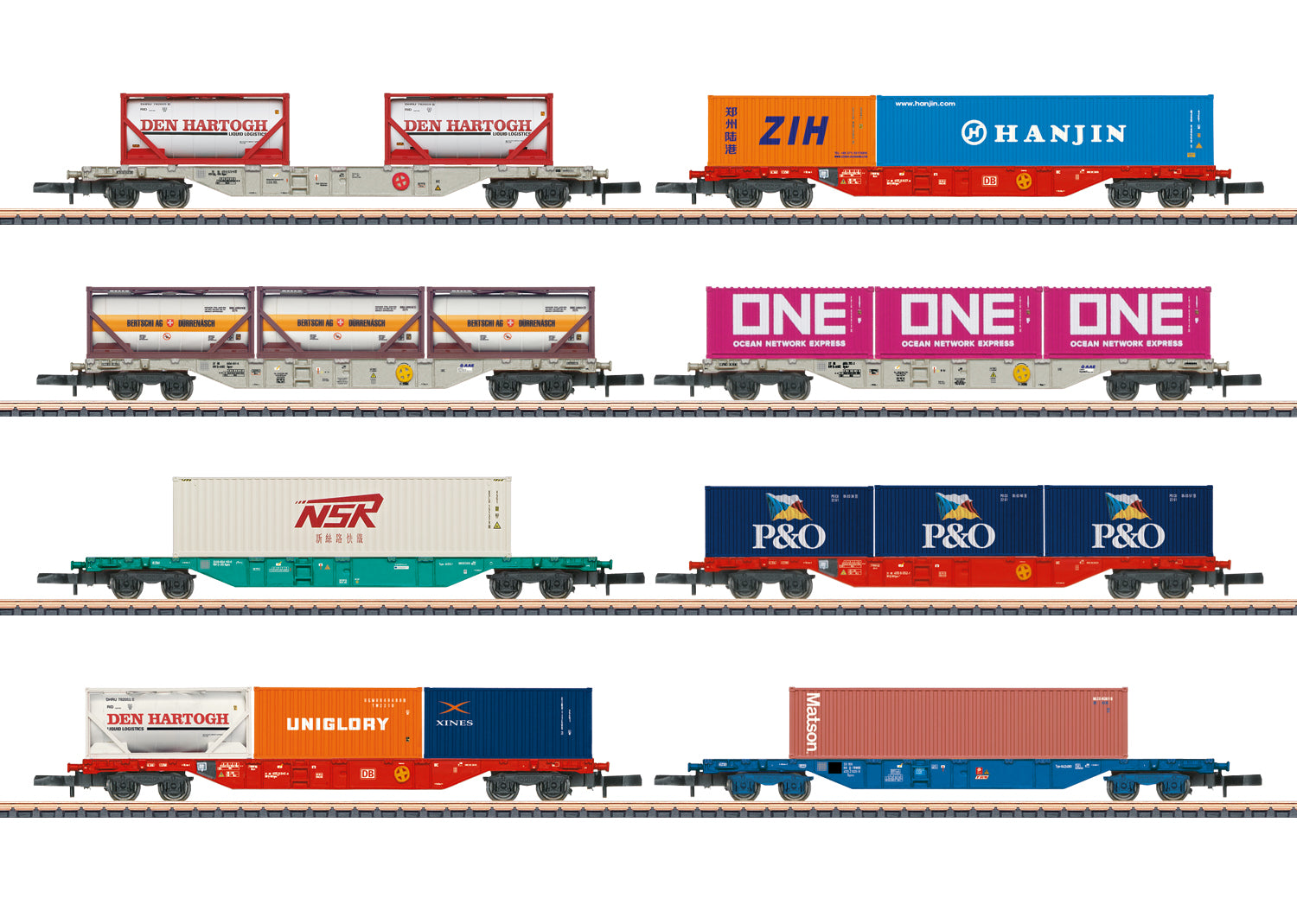 Marklin DBAG Sgns Container Wagon Retailer Pack VI (6) MN82641