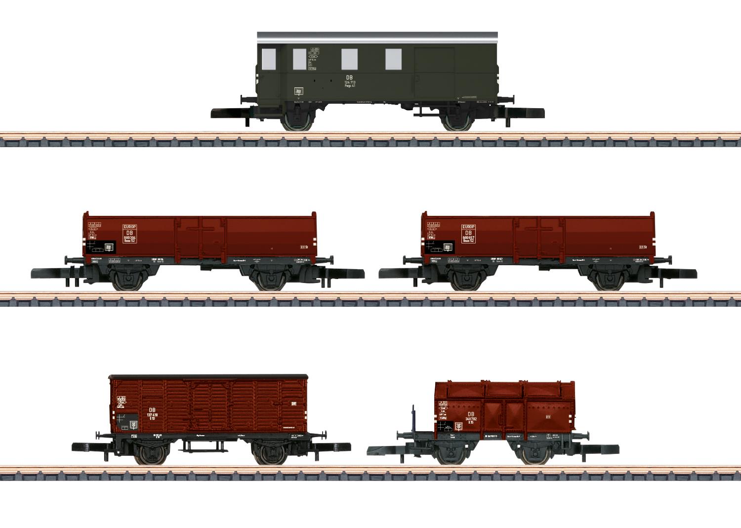 Marklin DB Wagon Set (5) III MN86070