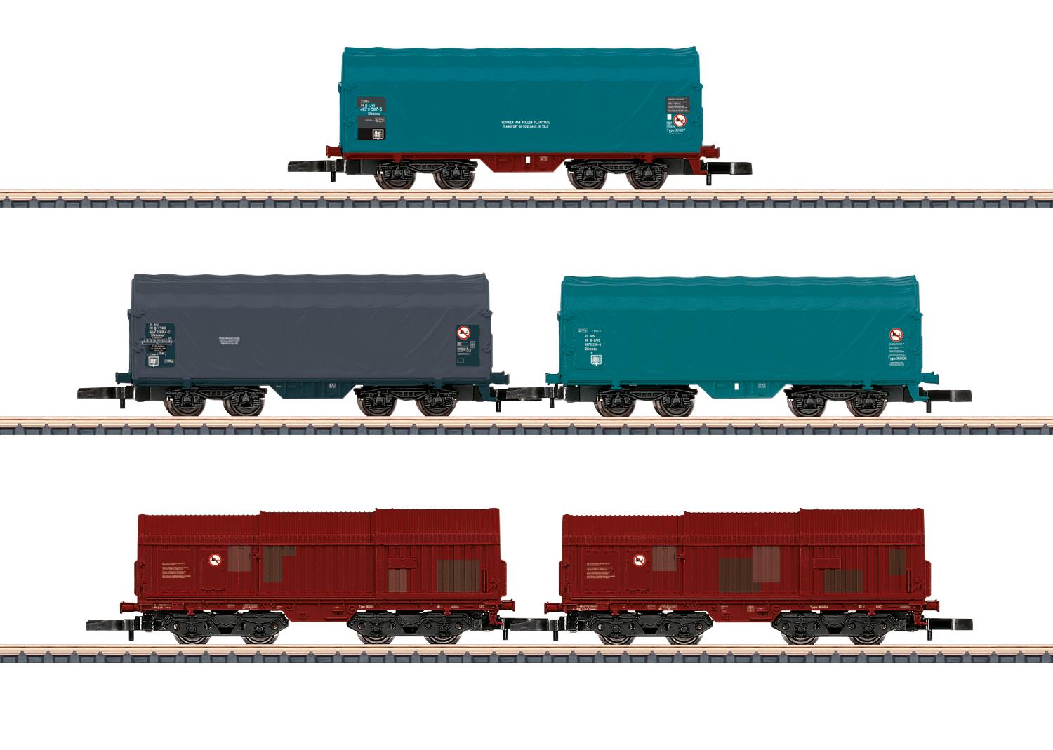 Marklin SNCB Shimmns/Shimms Wagon Set (5) VI MN86358