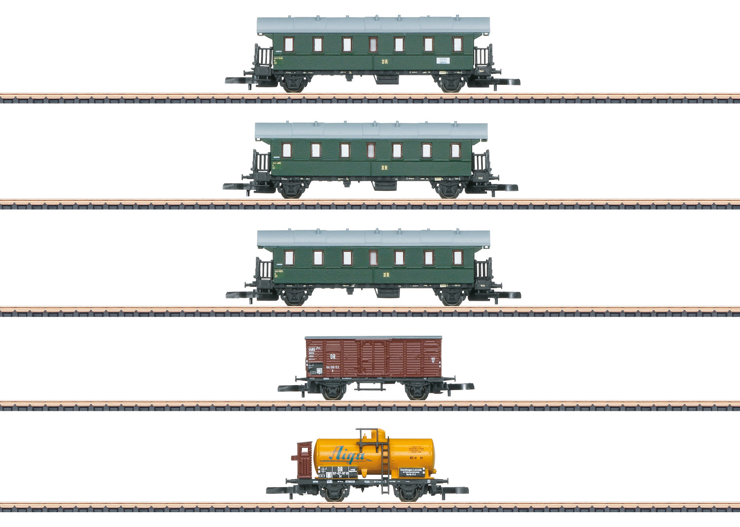 Marklin DR Rugen Sunbathers Rolling Stock Set (5) III MN87503