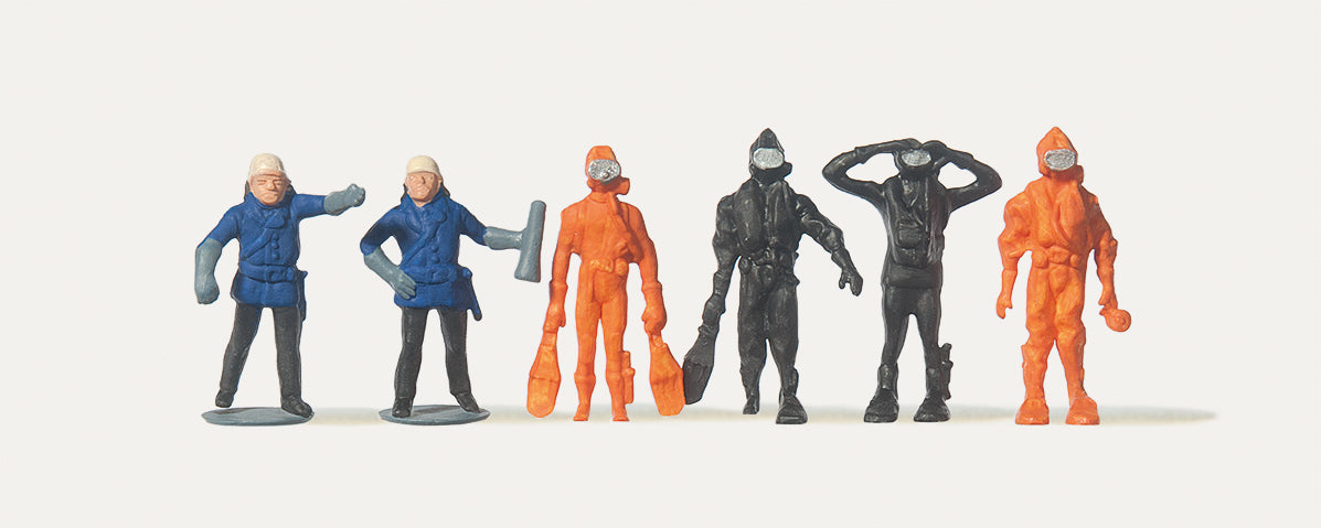 Merten Rescue/Dive Crew (6) Figure Set MRT0215012