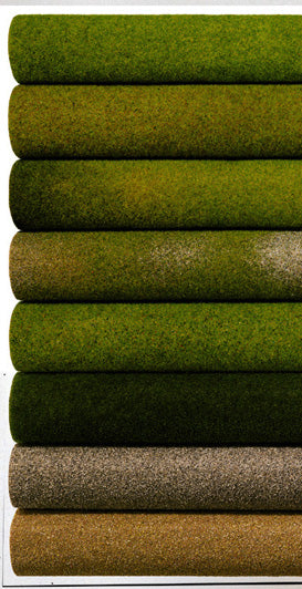 Noch Flowered Light Green Grass Mat 120x60cm N00270