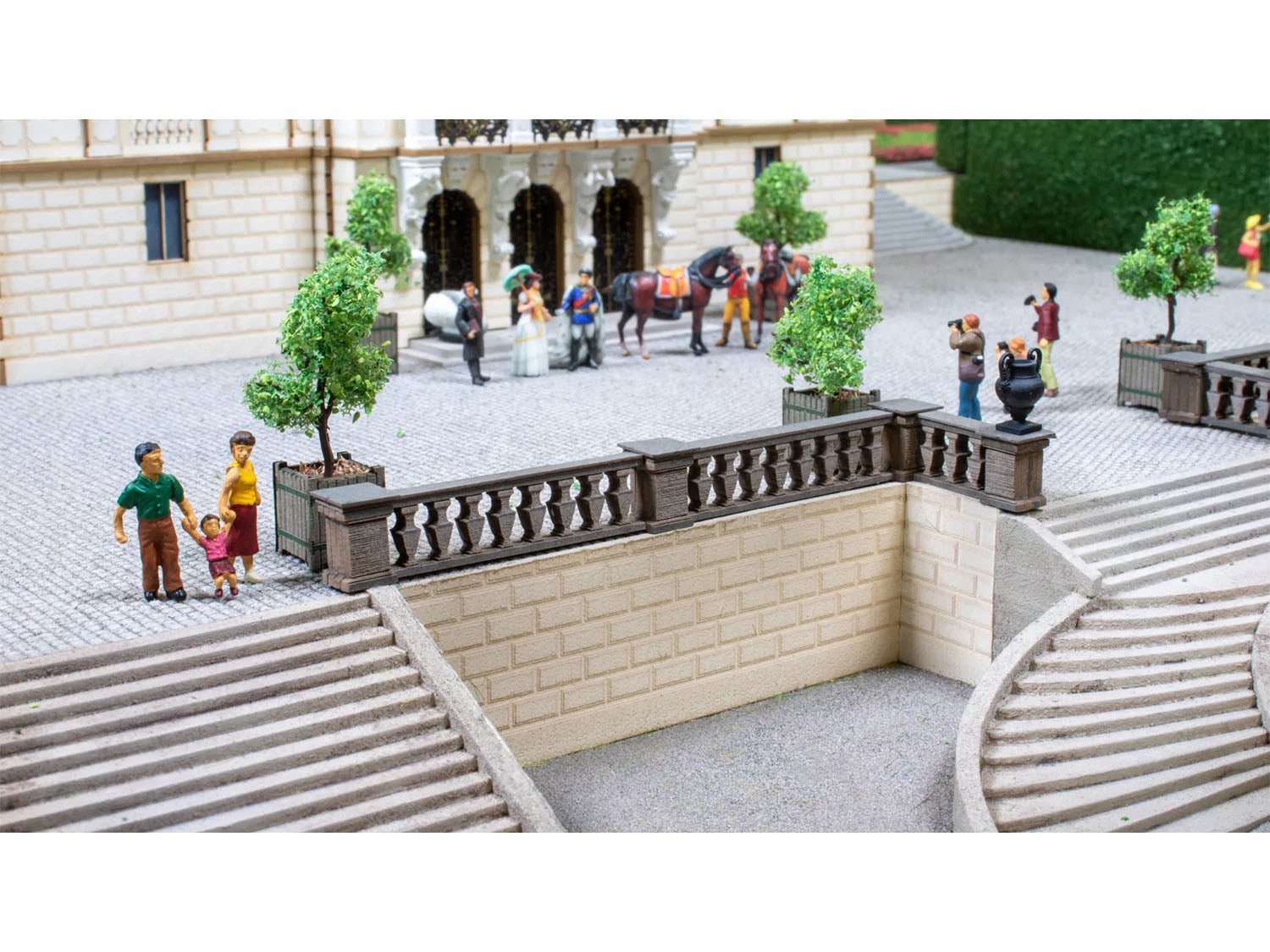 Balustrades 225x14mm Laser Cut Minis Kit