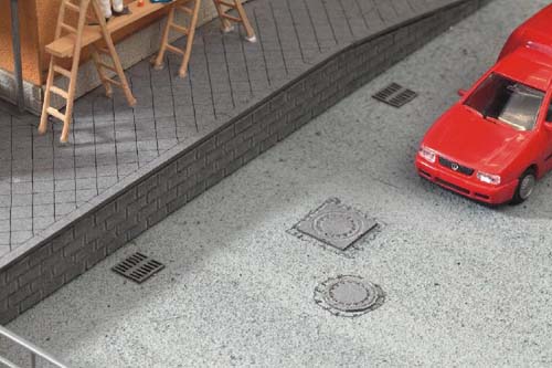 Noch Drain Covers (25) Laser Cut Minis Kit N14218
