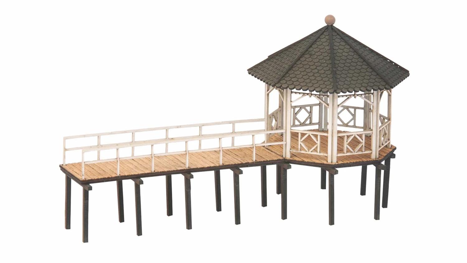 Noch Pier Event Pavilion Laser Cut Minis Kit N14264