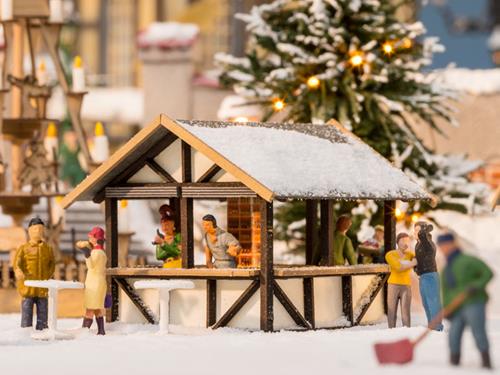 Noch Mulled Wine Stall Laser Cut Minis Kit N14393