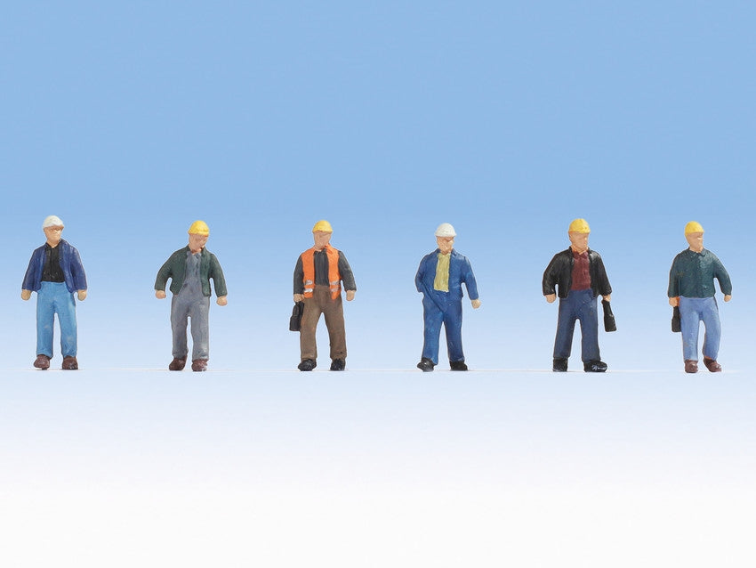 Noch Construction Workers (6) Figure Set N15057