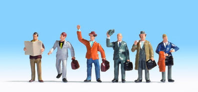 Noch Business Travellers (6) Figure Set N15226