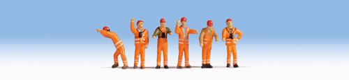 Noch Railway Shunters (6) Figure Set N15275