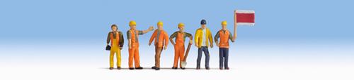 Noch Railway Track Workers (6) Figure Set N15277