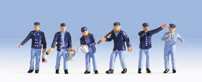 Noch Locomotive Drivers (3) and Shunters (3) Figure Set N15282