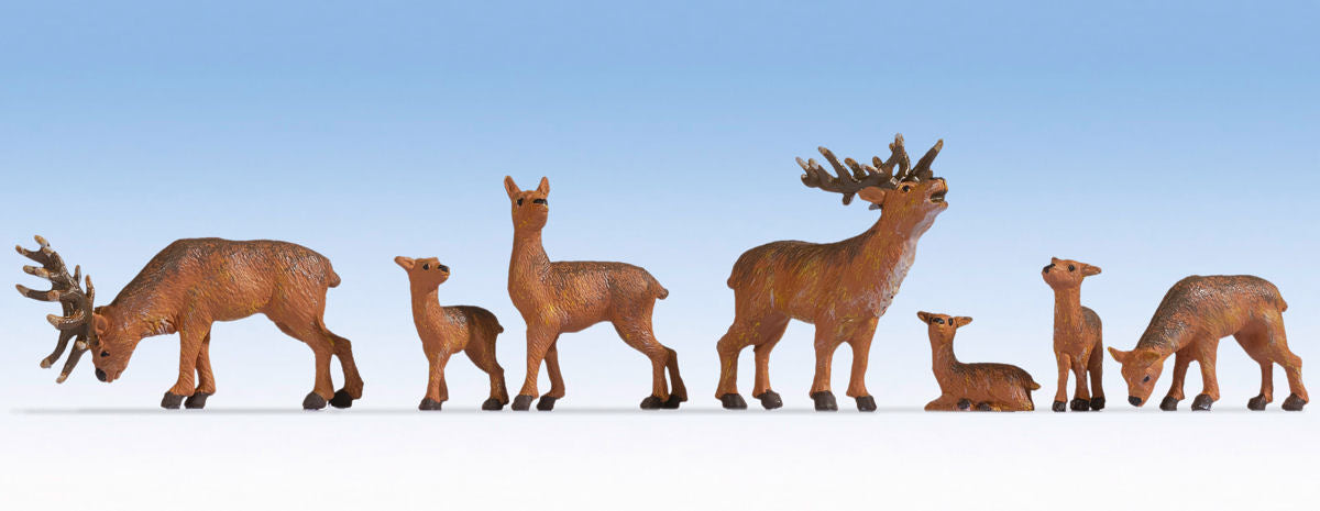 Noch Deer (7) Figure Set N15732