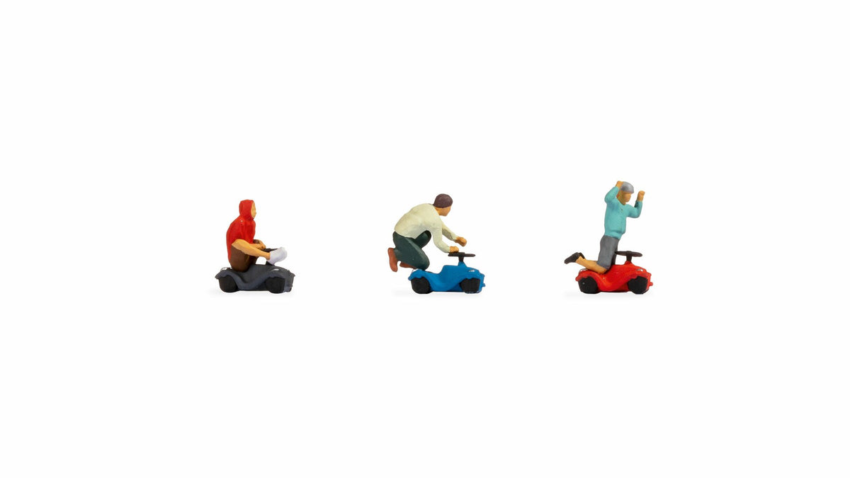 Noch Bobby Car Racers (3) Figure Set N15808