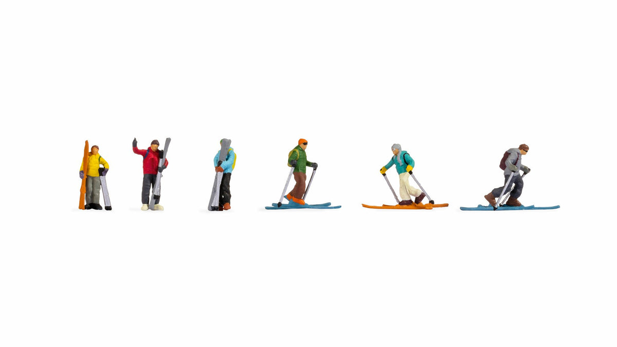 Noch Skiers (6) Figure Set N15823