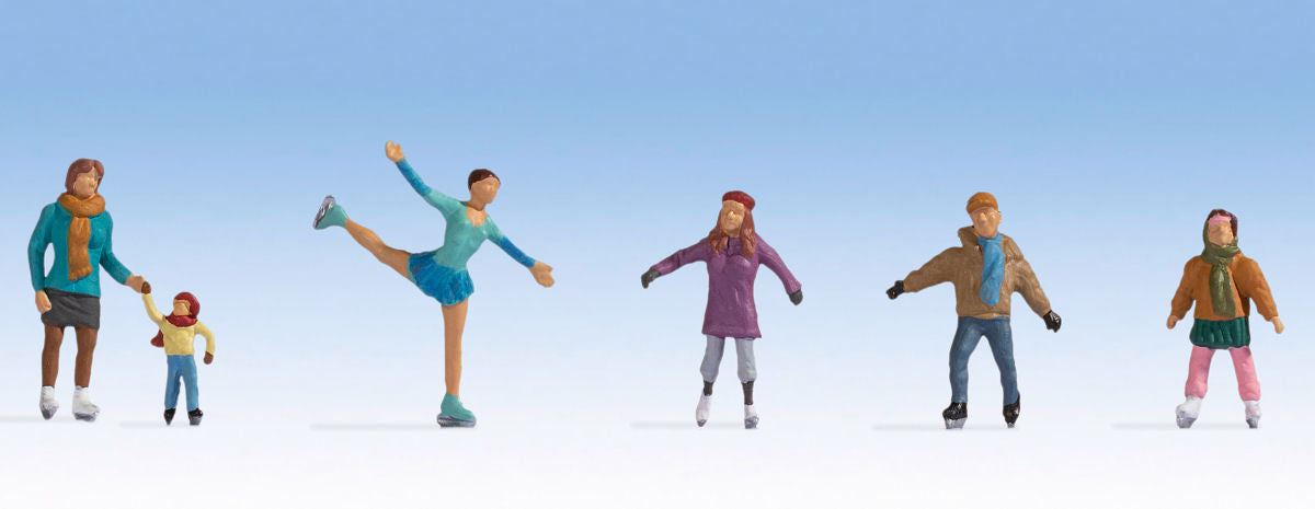 Noch Ice Skaters (6) Figure Set N15824