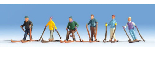 Noch Skiers (6) Figure Set N15828