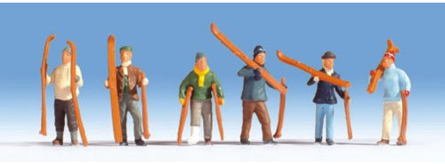 Noch Skiers (6) Figure Set N15829