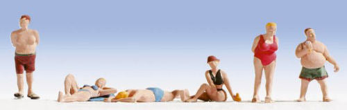 Noch Sunbathers (6) Figure Set N15841