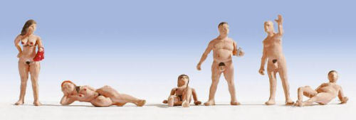 Noch Nudists (6) Figure Set N15843 - Figures & Animals