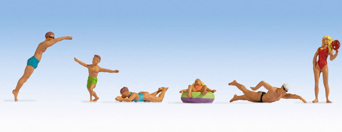 Noch Bathers (6) Figure Set N15849