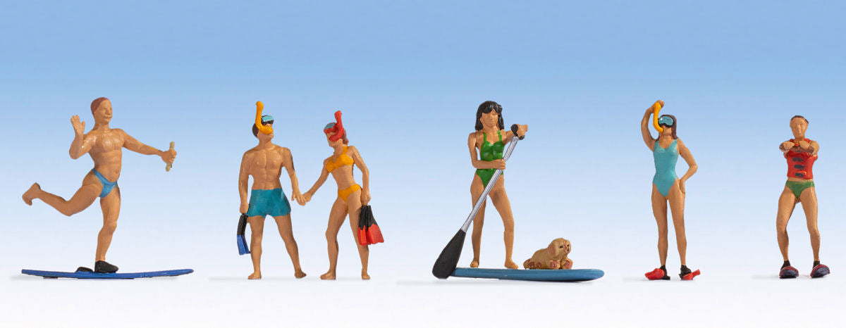 Noch Water Sports (6) Figure Set N15854