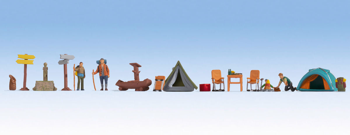 Noch Camping Themed Figure Set N16201