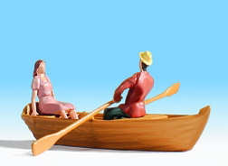 Noch Rowing Boat with Figure N16800