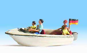 Noch Motor Boat with Figures N16820