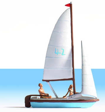 Noch Sailing Boat with Figures N16824