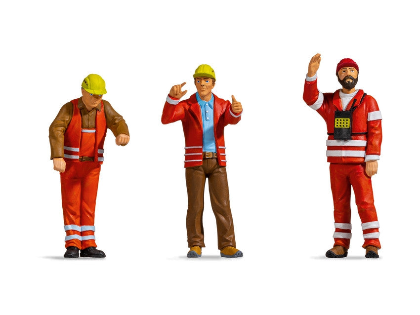 Noch Railway Shunters (3) Figure Set N17311