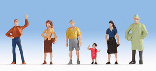 Noch Pedestrians (6) Hobby Figure Set N18100