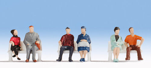 Noch Sitting People (6) Hobby Figure Set N18130