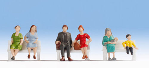 Noch Sitting People (6) Hobby Figure Set N18131