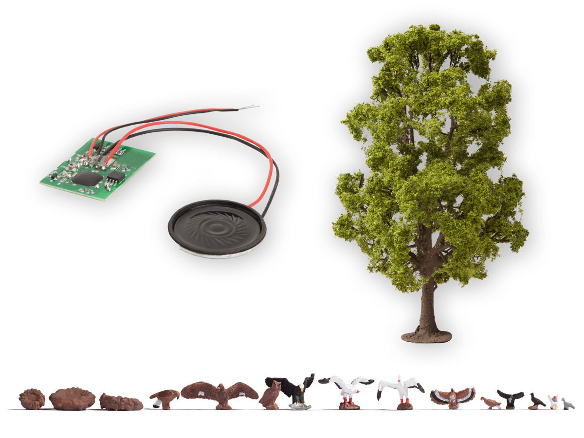 Noch Tree with Tweeting Bird Sound Module N21782