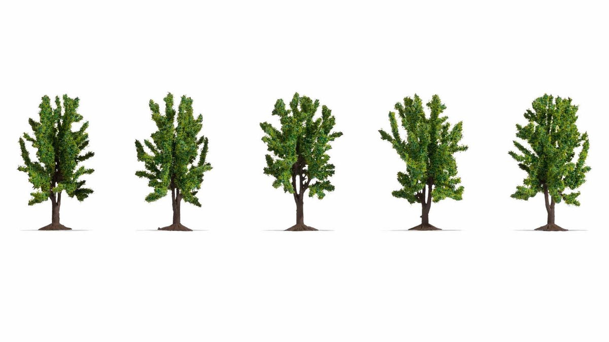 Noch Deciduous Trees (5) 80mm Classic Set N25620