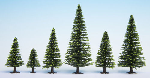 Noch Spruce (50) Hobby Trees 5-14cm N26826