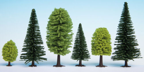Noch Mixed Forest (10) Hobby Trees 5-14cm N26911
