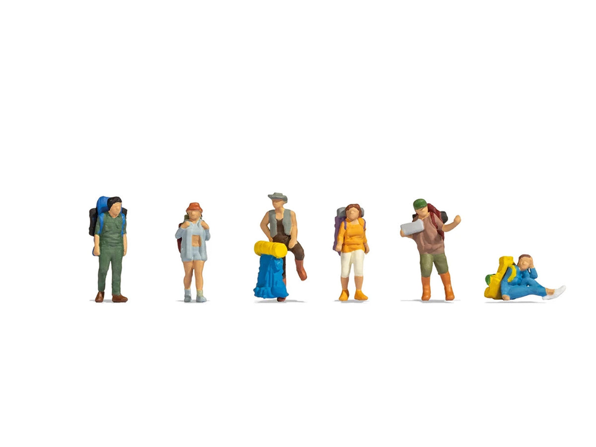 Noch Backpackers (6) Figure Set N36247