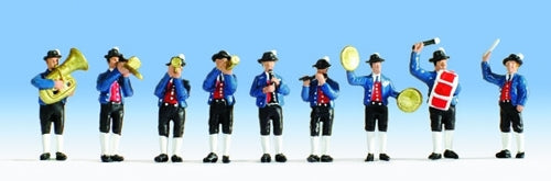 Noch German Brass Band (9) Figure Set N36580